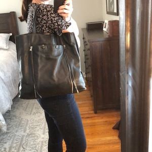 AllSaints Fleur de Lis North South Tote